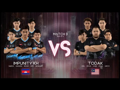[GAME 2] IMPUNITY KH 0 VS 2 TODAK  M2 Group Stage Phase 1   Day 1  MLBB World Championship 2020