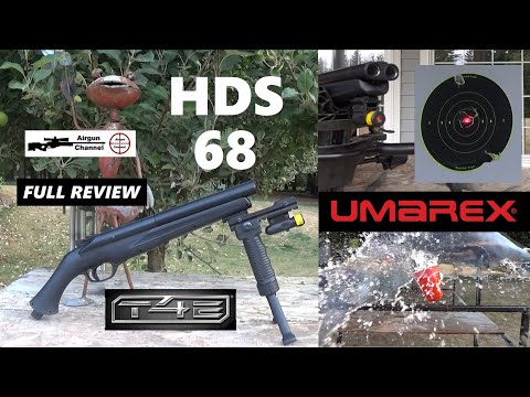 T4E Umarex HDS-68 (Full Review) +Accuracy Test (Air Powered Shotgun) .68 Caliber HDS68