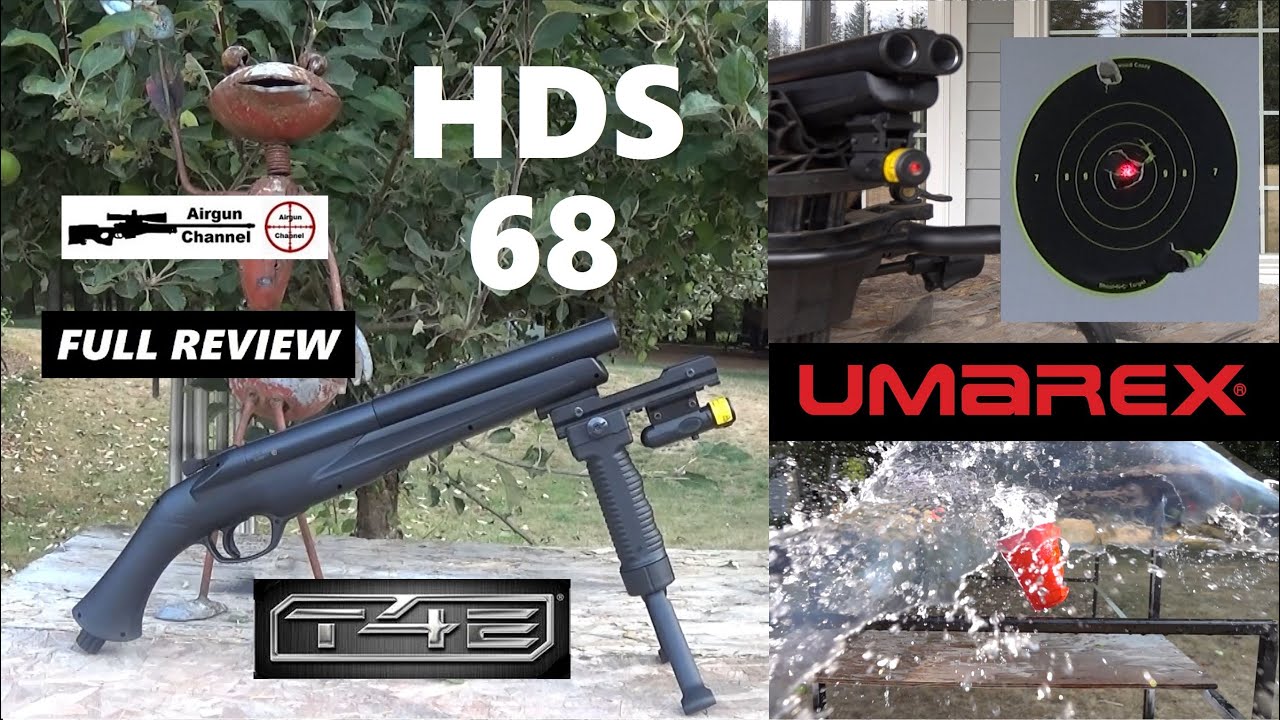 T4E Umarex HDS-68 (Full Review) +Accuracy Test (Air Powered Shotgun) .68 Caliber HDS68