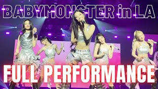 Download lagu BABYMONSTER in LA （ベビモンLA公演） - 4K FULL PERFORMANCE: HELLO MONSTERS World Tour 20250302 mp3