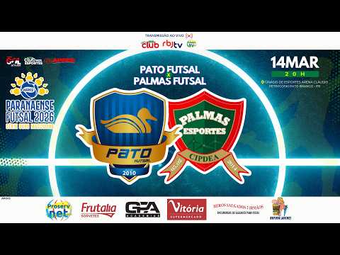 PATO FUTSAL X PALMAS FUTSAL (Campeonato Paranaense de Futsal Série Ouro)