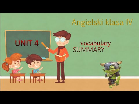 unit 4 - ANGIELSKI klasa IV słówka RODZINA family WŁOSY- powtórka słownictwo dla dzieci nauka szkoła