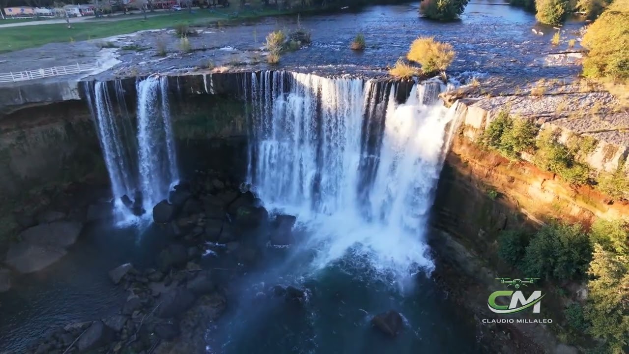 🌊 SALTO DEL LAJA: UNA MARAVILLA NATURAL DE CHILE 🇨🇱 #SaltodelLaja #Chile 