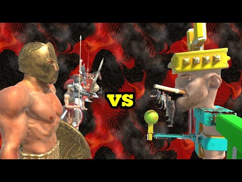 New ancient human vs new modern human ARBS animal revolt battle simulator