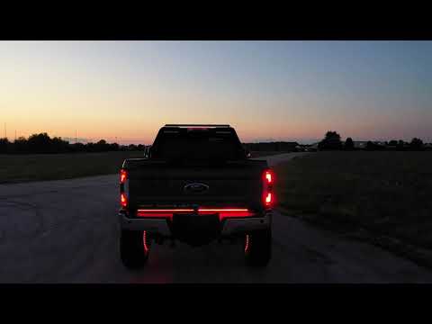 40/60" Sequential Tailgate LED Light Bar Kit for Trucks | XKGLOW #tailgatebar