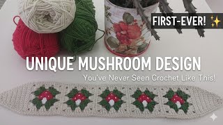You've Never Seen a Crochet Headband Like This: Unique Mushroom Design #firsttime