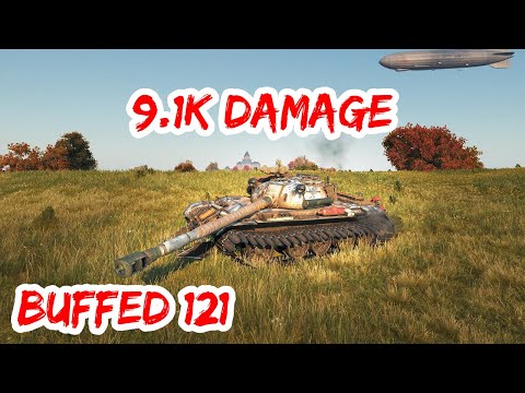 World Of Tanks ✅ Buffed 121 9.1K Damage