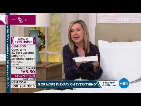 Concierge Collection EZ Zip Supreme Superloft Mattress T...