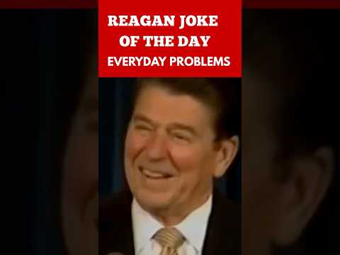 Funniest President Ronald Reagan JOKE - Everyday Problems 😂 #ronaldreagan #jokes #funny