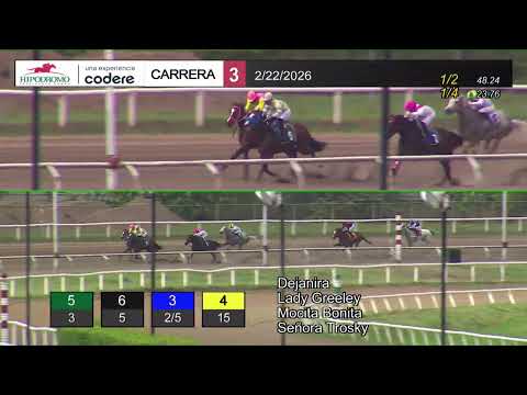 3RD RACE SUNDAY 22 FEBRUARY 2026 HPR