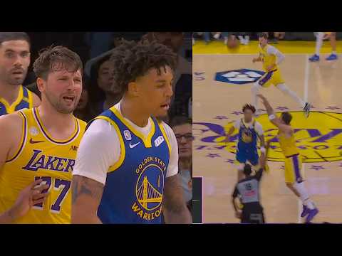 Luka Doncic half court buzzer beater after so much jawing with Yaxel Lendeborg