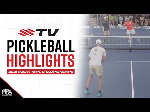 Matt Wright's Perfect Drop Pickleball Highlight - 2021 PPA Rocky Mtn. Championships Men's Doubles