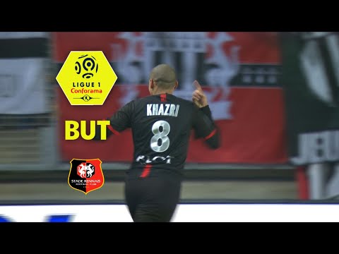 But Wahbi KHAZRI (41') / Amiens SC - Stade Rennais FC (0-2)  / 2017-18