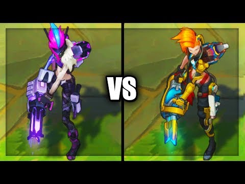 PROJECT: Jinx vs Odyssey Jinx Epic Skins Comparison (League of Legends)