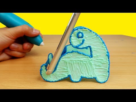 Новая 3D РУЧКА! Подставка для телефона Динозаврик! alex boyko