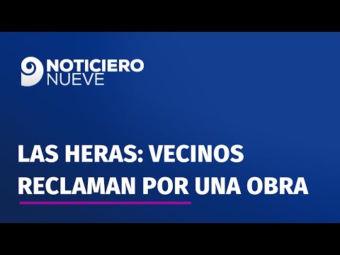 Las Heras: vecinos reclaman por una obra que Aysam lleva más de un año sin terminar