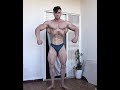 Big Teen Bodybuilder Posing and Flexing Throwback