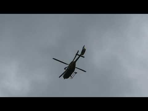 ADAC Hubschrauber Rettung am Tegernsee