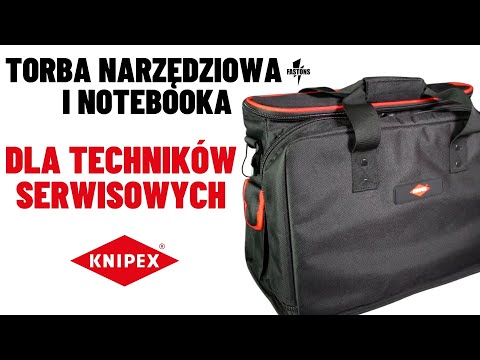 KNIPEX nešiojamas kompiuteris ir įrankių krepšys servisui video