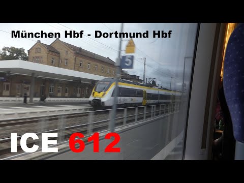 Tour de Westdeutschland: ICE 612 Mitfahrt München Hbf - Dortmund Hbf [Umleitung ab Stuttgart]