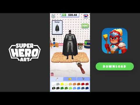 Superhero Art - Coloring Games video thumbnail