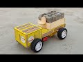 How To Make A Matchbox Tractor Trolley At Home Diy Tractor Science Project