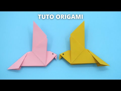 Comment faire un origami oiseau en papier - Origami Facile TUTO