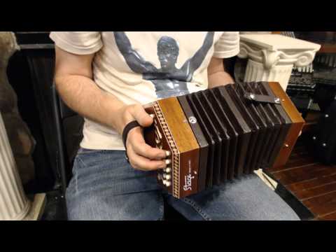1925b - Stagi C 2 Anglo 20 Button Concertina G D LM 20 $395