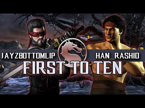 Mortal Kombat X: Han Rashid vs JayZsbottomlip FT10 (WOW!)