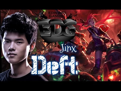 EDG Deft JINX ADC vs Kalista - Patch 5.21 KR | League of Legends