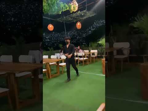 This rooftop cafe has this amazing city night view of Aizwal  #youtubeshorts #shortsfeed #nightout