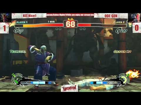 Yomi Gaming Kombat Tuesday Week 9 Winner's Bracket KIT Nice1 (Guy) vs ODE GEN (Gen)