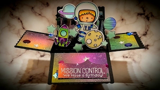 Lawn Fawn Galaxy pop up box Part 2