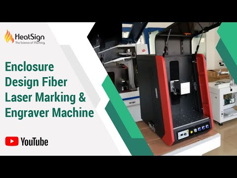 Fiber Laser Engraving Marking Machine With Enclosure Design