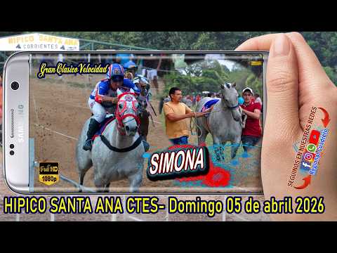 SIMONA-Clasico Velocidad- Hipico Santa Ana Ctes- Domingo 05 de Abril 2026