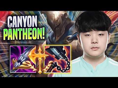 CANYON CRAZY GAME WITH PANTHEON! - DK Canyon Plays Pantheon JUNGLE vs Vi! | Season 2022