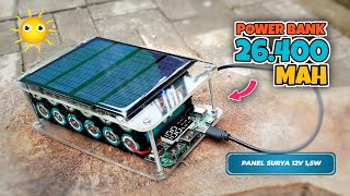 Download lagu Cara mudah merakit Power Bank dengan Panel Surya | Power Bank 26.000 Mah mp3
