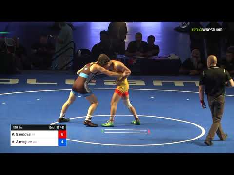2018 USMC-USAW Junior GR Nationals/Junior 126 Finals - King Sandoval (VA) Vs. Austin Almaguer