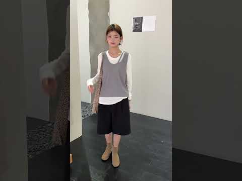 五分西裝褲配腰帶短褲