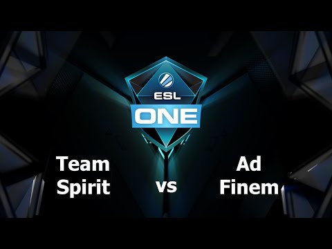 Team Spirit vs Ad Finem Game 1 - ESL One Frankfurt EU - @dragondropdota