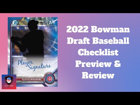 2022 Bowman Draft Checklist