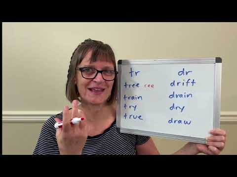 How to Pronounce Words with TR and DR