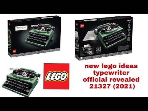 new lego ideas typewriter official revealed 21327