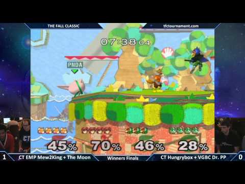 The Fall Classic - CT Mew2King + The Moon vs CT Hungrybox + VGBC Dr. PeePee - Winners Finals - SSBM