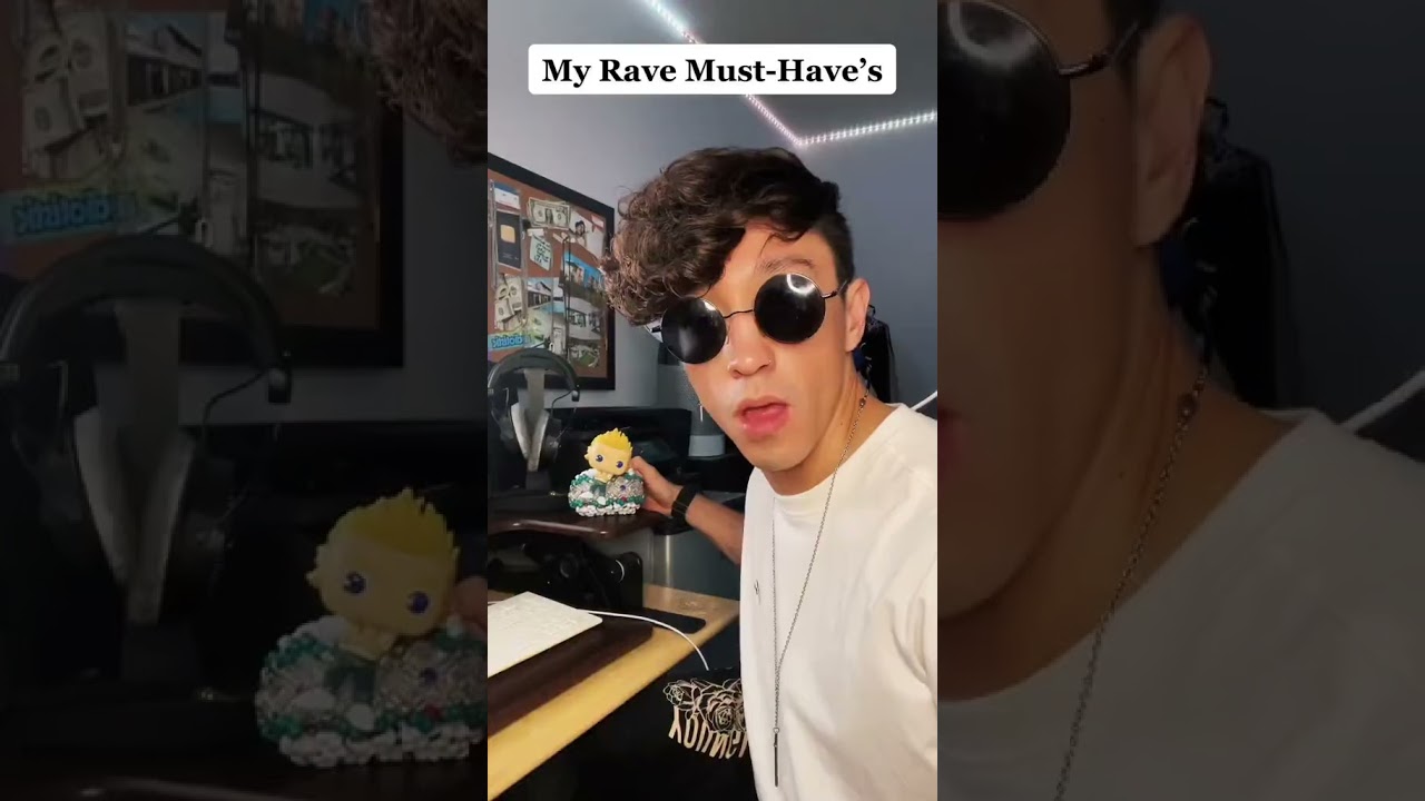 My rave must-have's 🔥 #edm #edmfamily #ravers