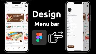 Make slide menu on Figma | Menu bar animation | Expert Azi