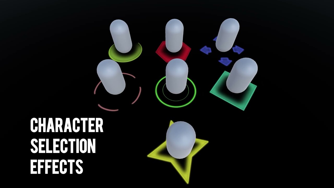 Character Selection Effects - Unity Asset Store