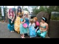 Little Girls Meet Princess Jasmine Belle Ariel Anna Elsa At Fort Fisher Aquarium NC
