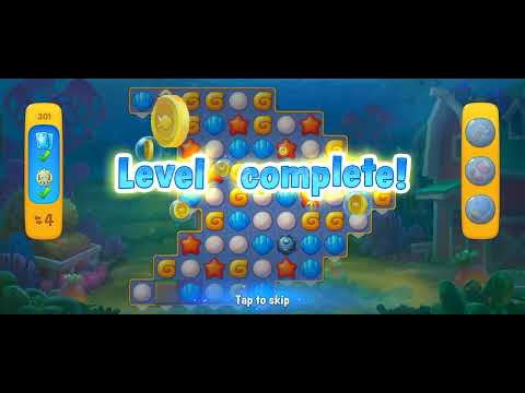 Fishdom Atlantis Cup Level 301 No Boosters