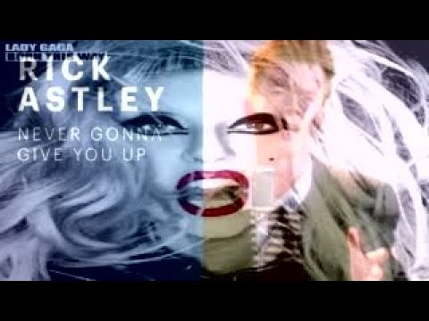 Never gonna Wednesday you up [Lady GaGa and Rick Astley] original music video